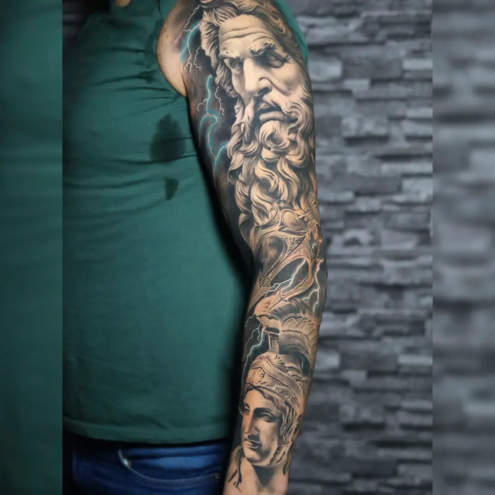 Sleeve complet réaliste : Zeus